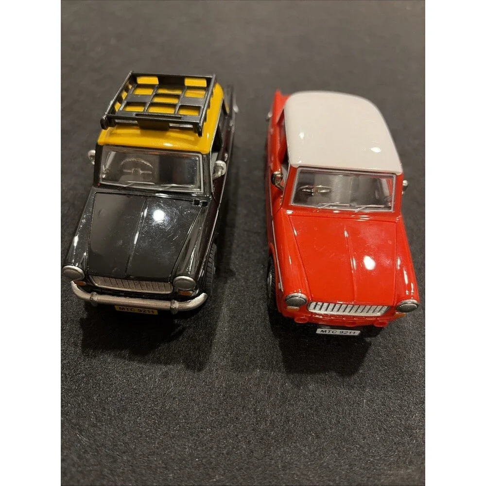 Rare Centy Lot Of 2 India Queen 70's Taxi  Bombay Taxi & Red Car Pull Back
